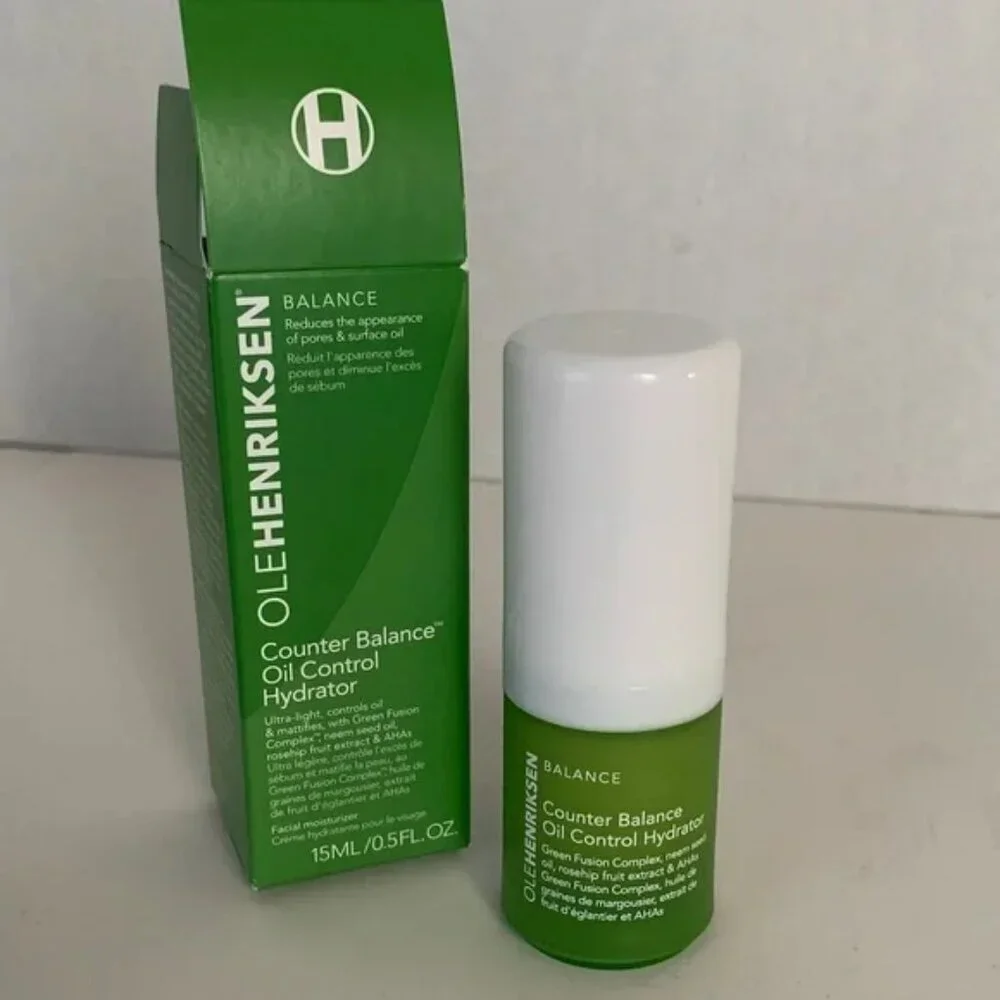 NEW Ole Henriksen Counter Balance Oil Control Hydrator 15ml Moisturizer Discon.